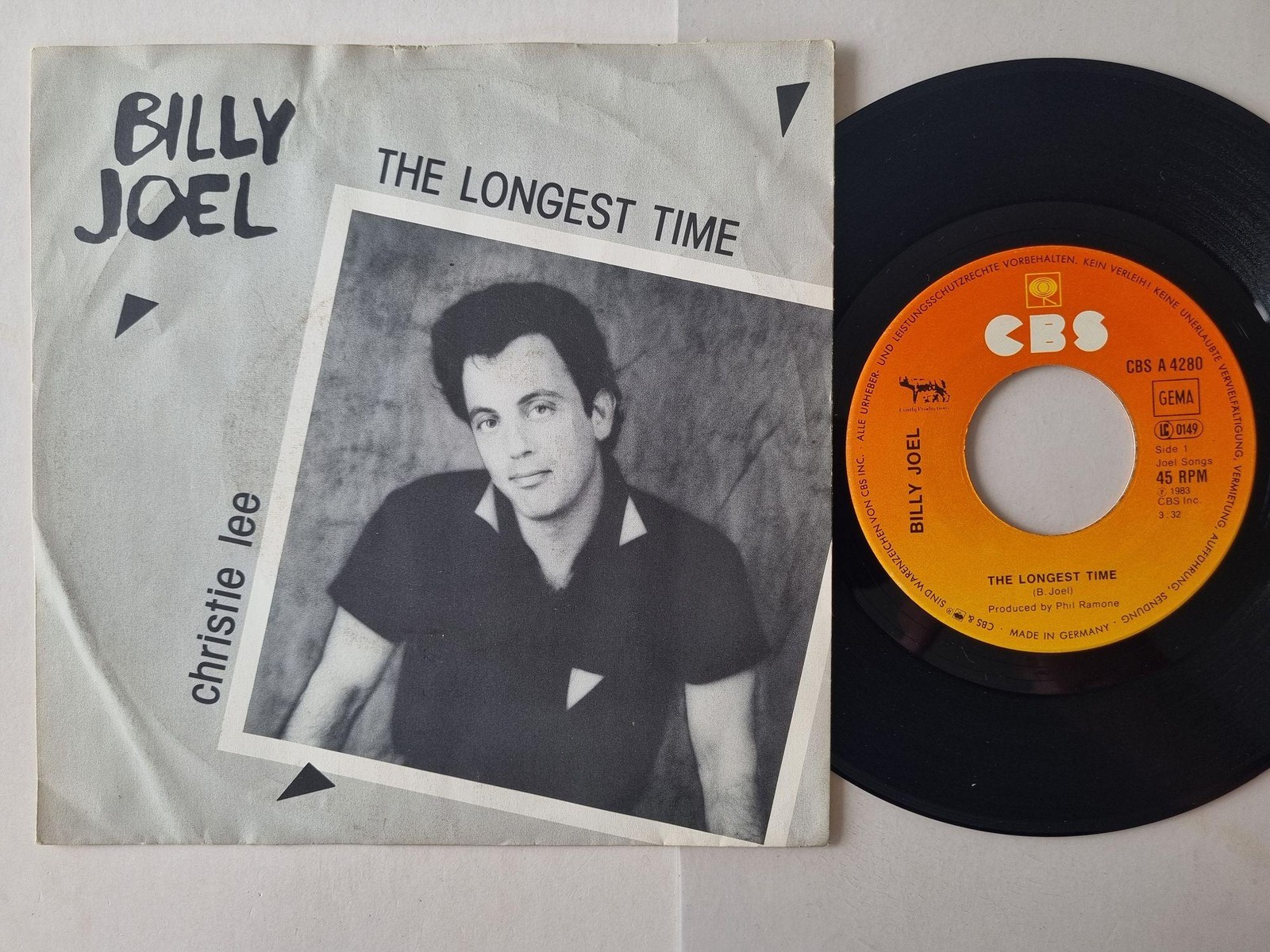 Billy Joel - The Longest Time 7'' Vinyl Germany