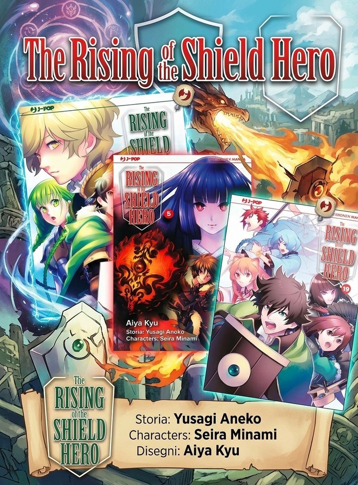 The rising of the shield hero di Yusagi Aneko Edizioni BD manga fumetto