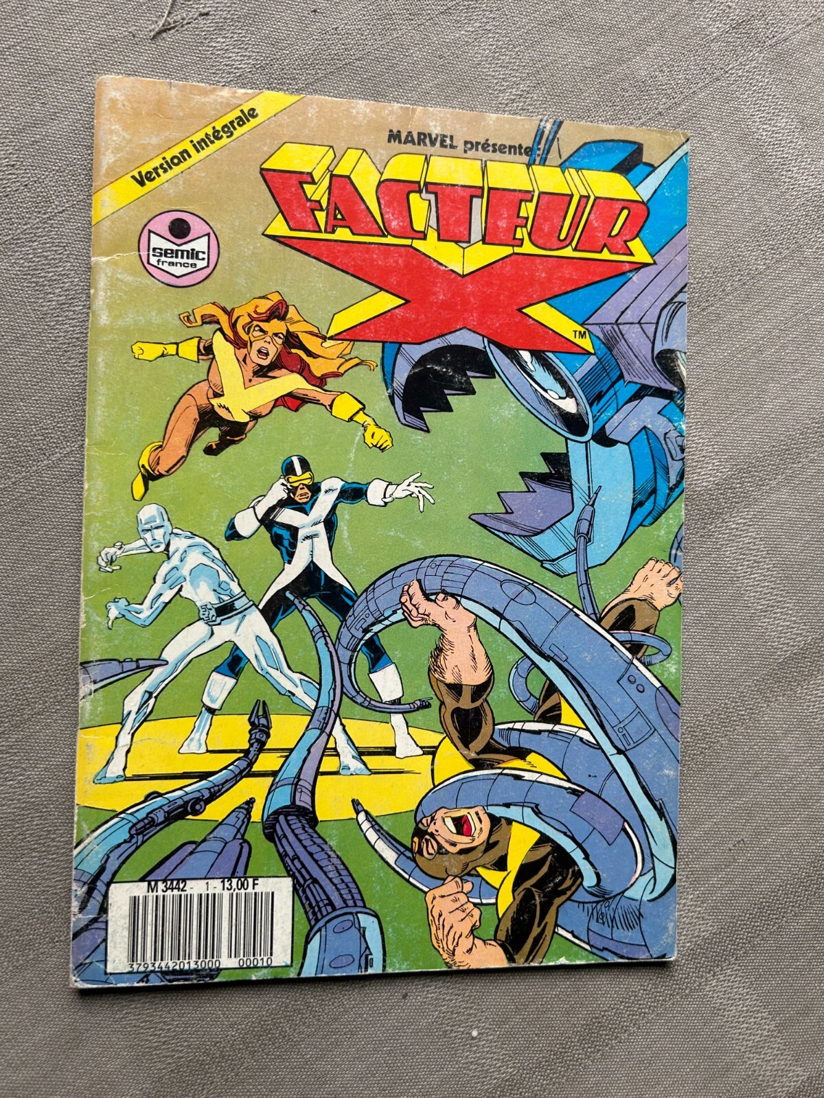 FACTEUR X COLLECTION VERSION INTÉGRALE ÉDITION SEMIC N°1 1989 EN BON ÉTAT