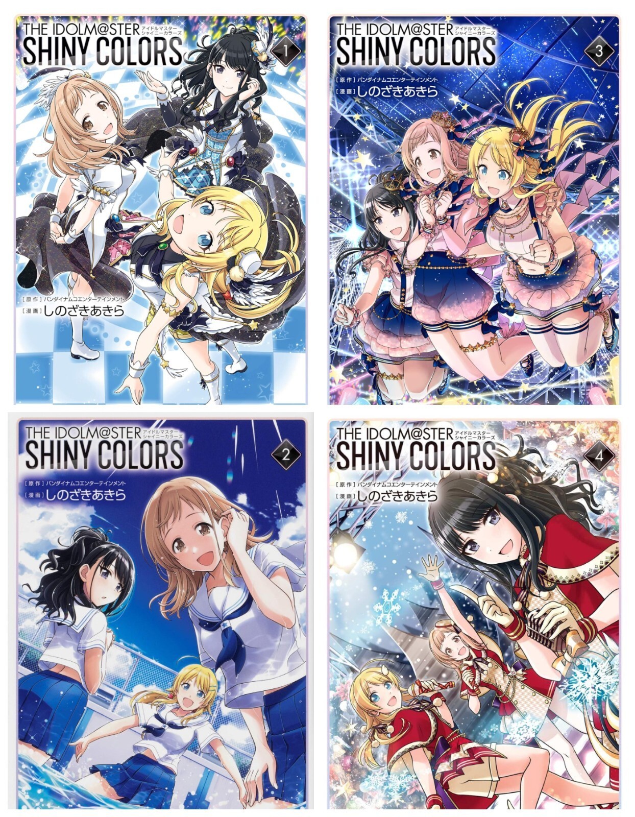 The Idolmaster Shiny Colors Vol.1-5 fumetti manga giapponesi