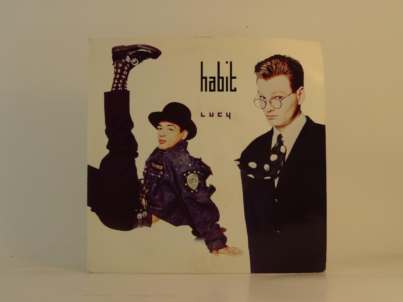 HABIT LUCY (59) 2 Track 7" Single plus Picture Sleeve VIRGIN RECORDS