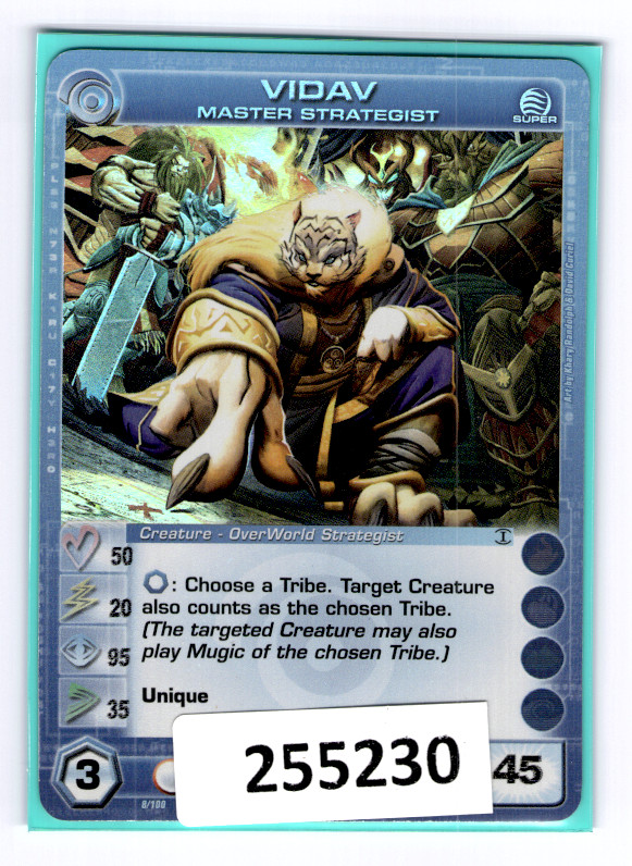 (255230) VIDAV Master Strategist 50/20/95/35/45 (1 Statistiche Max) SR Carta Caotica