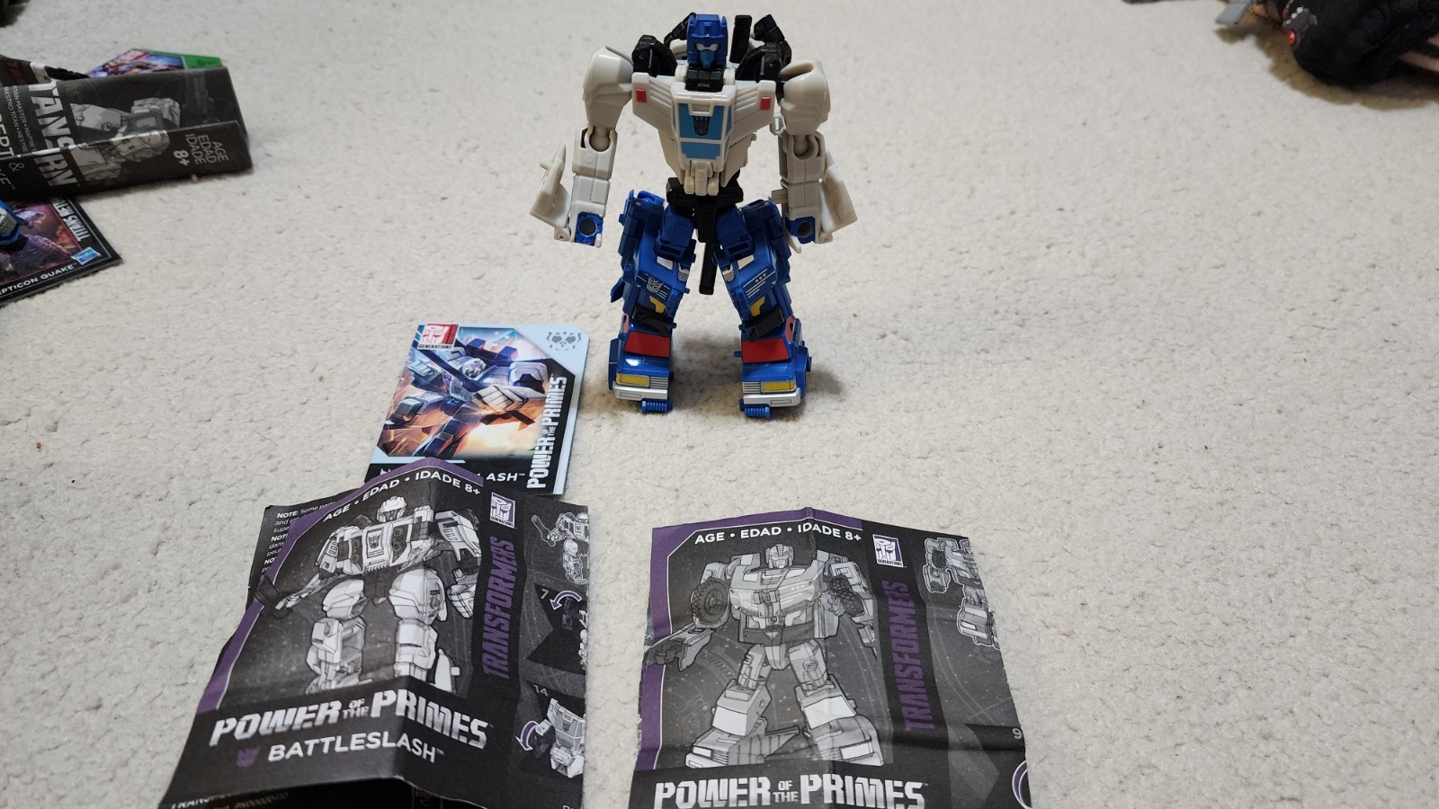 Transformers Power of the Primes Battletrap Battleslash e Roadtrap 