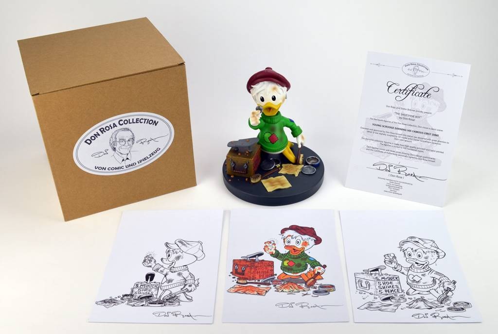 FIGURINA DON ROSA - THE SHOESHINE BOY - LIMITATA E FIRMATA
