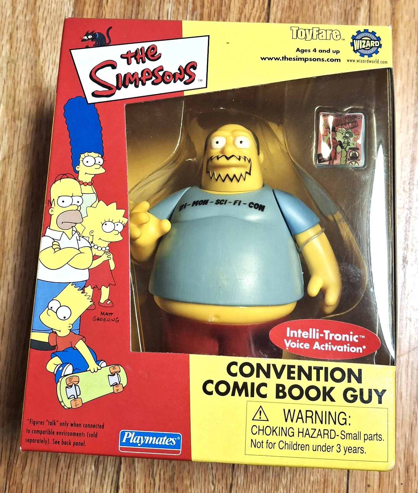 TOYFARE Wizard World SIMPSONS CONVENTION FUMETTO RAGAZZO nuovo IN SCATOLA!!
