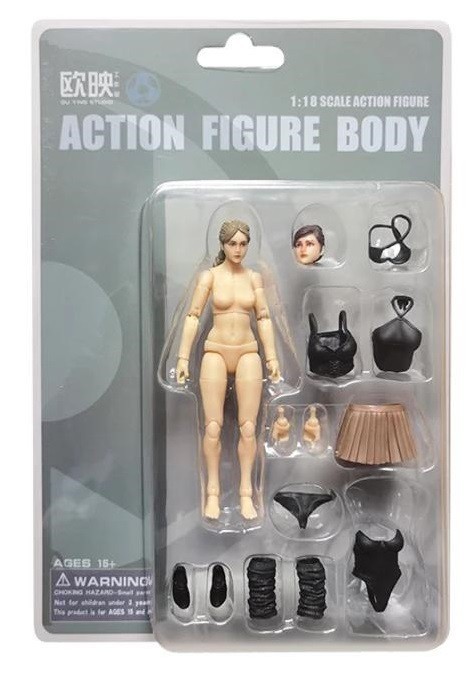 Planet Green Valley 1:18 Action Figure Body, Corpo Femminile 2025 C1; Spedizione USA
