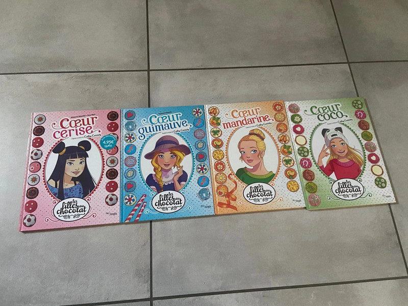 Lot livres les filles aux chocolat