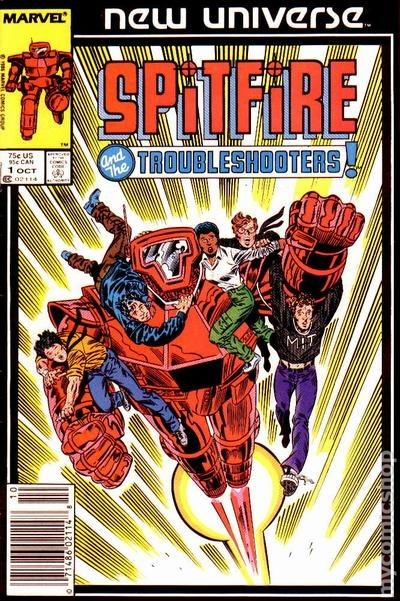Spitfire and the Troubleshooters 1N VG 1986 Stock Image Low Grade