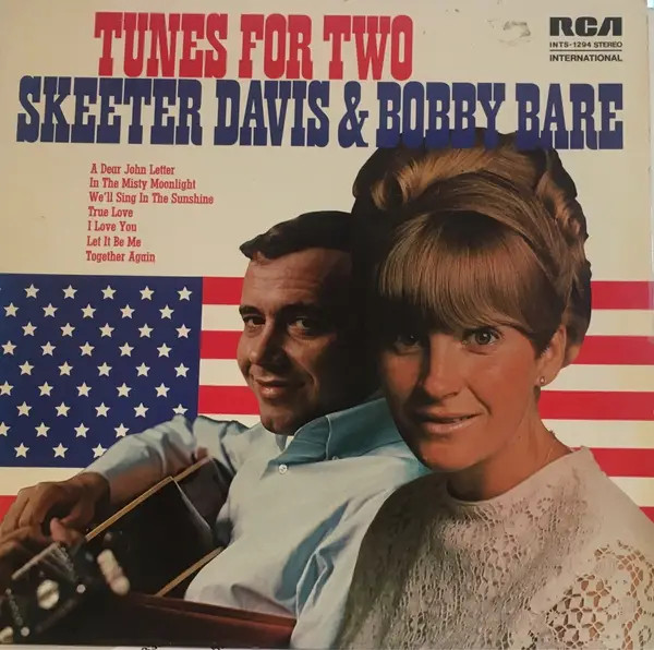 Skeeter Davis & Bobby Bare Tunes For Two LP RCA International Vinile NM