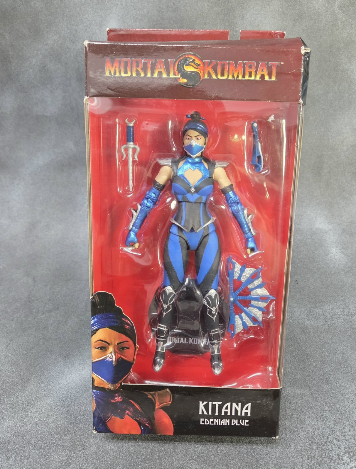 McFarlane Mortal Kombat Kitana Edenian Blue 7 Inch Figure 