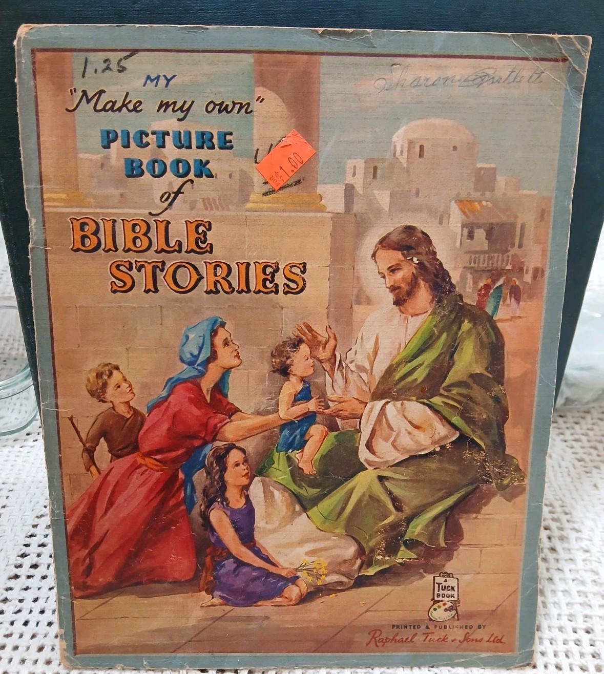 My "Make my own" Picture Book: Picture Book Of Bible Stories Antique Vintage 