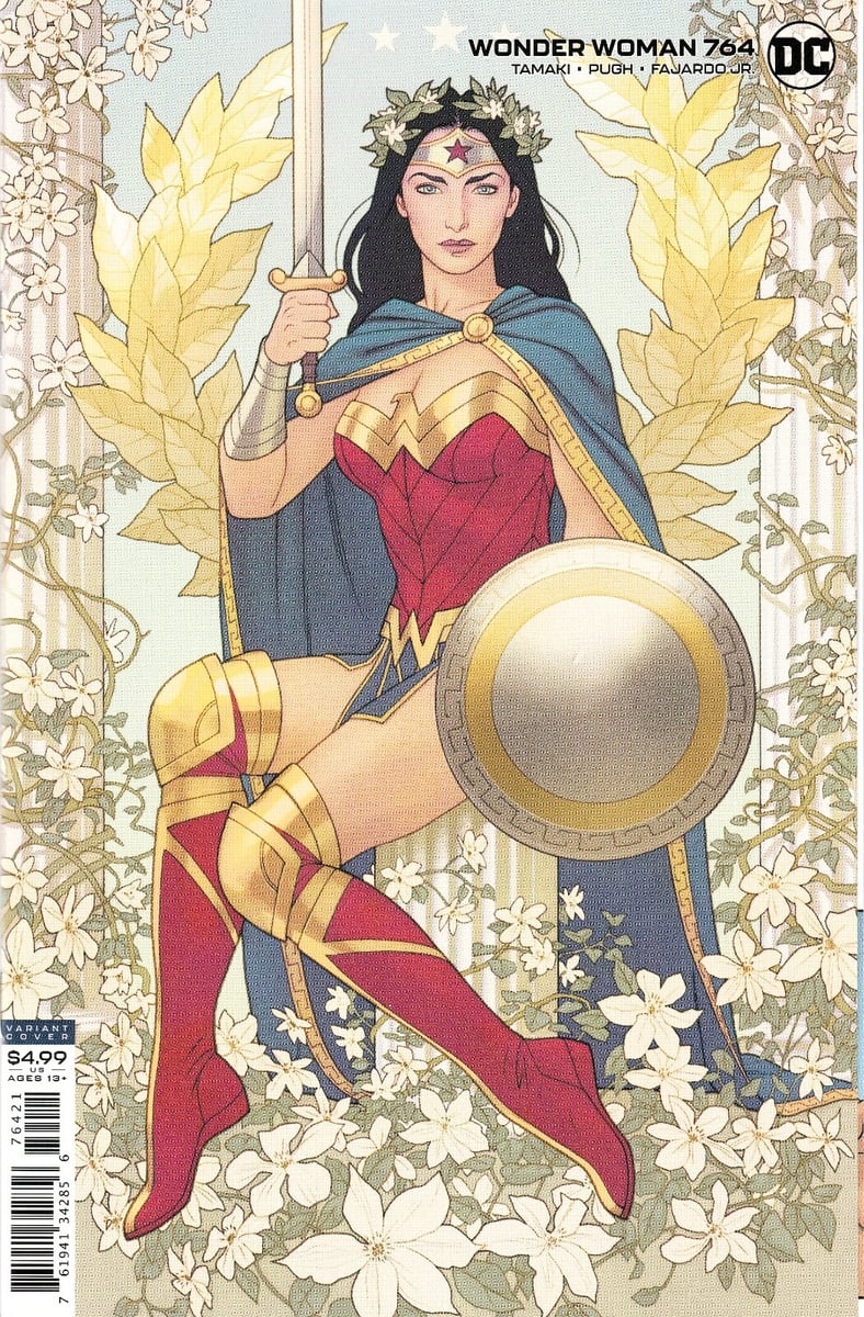 WONDER WOMAN #764 (2016) JOSHUA MIDDLETON VARIANTE CARTONCINO ~ NON LETTO QUASI NUOVO