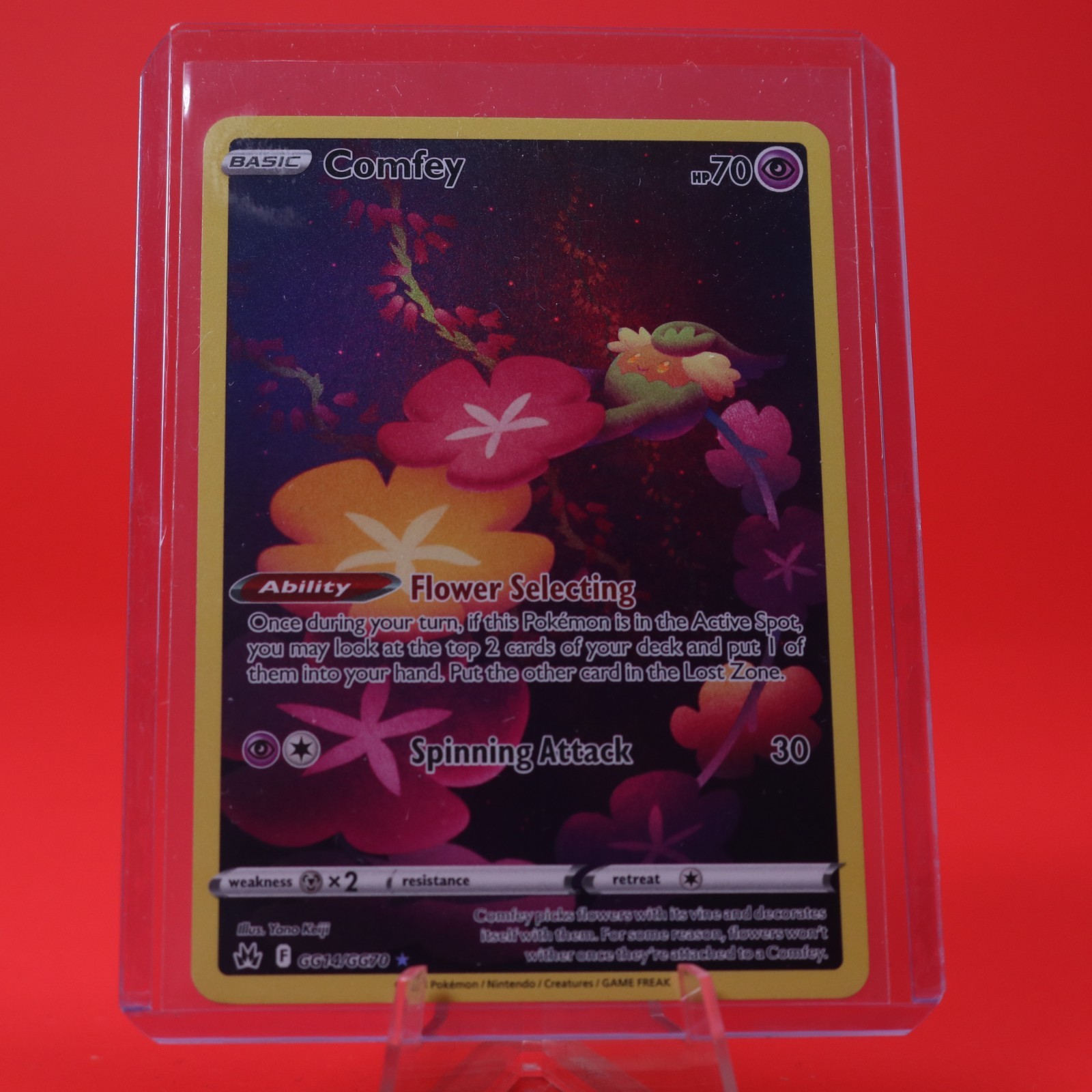 2023 Pokémon TCG Crown Zenith Galarian Gallery GG14/GG70 Comfey