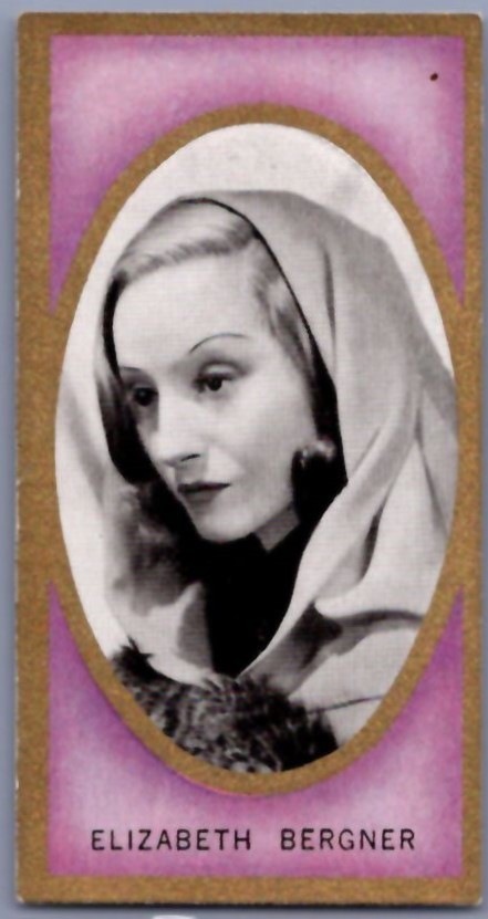 1938 Carreras Film Favourites - Elizabeth Bergner #38 - *EX*