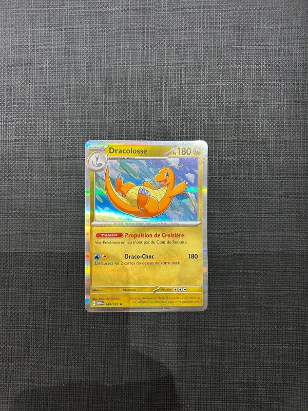 Carte Pokémon Dracolosse holo série Mew 151