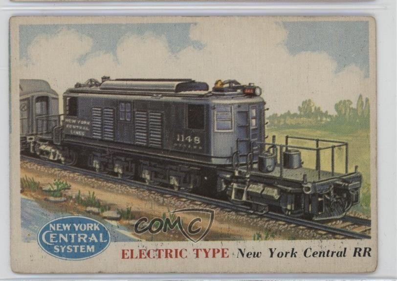 1955 Topps Rails and Sails Tipo Elettrico #110 3g6