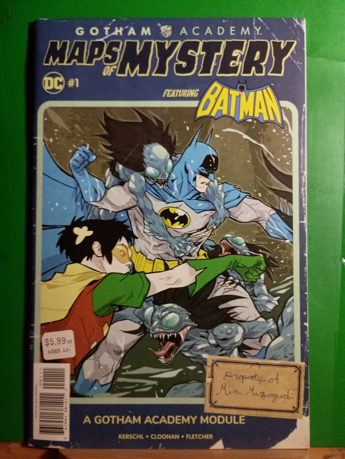 2023 DC Comics Gotham Academy Maps of Mystery Issue 1 Karl Kerschl Cover Artist