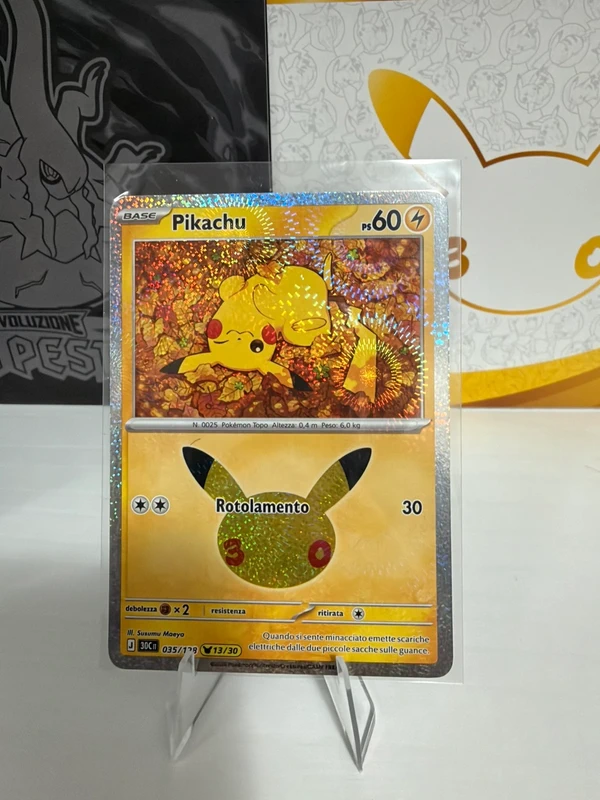 Pikachu Pokémon 30 anniversario 13/30