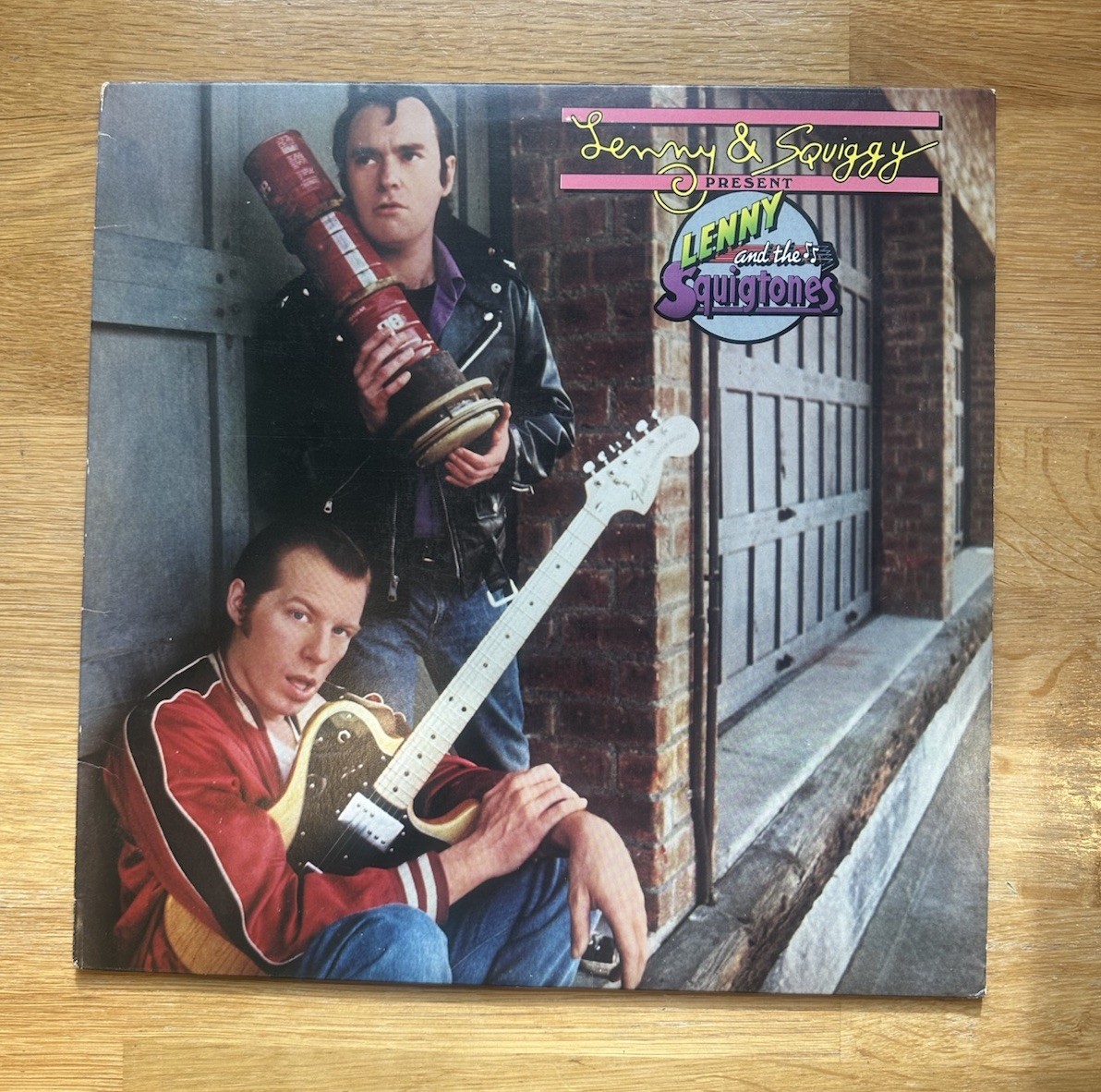 LENNY & SQUIGGY Lenny and The Squigtones LP CASABLANCA w/Inner Picture Sleeve