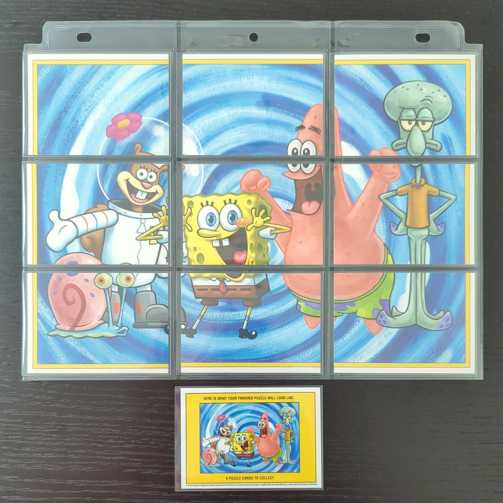 2009 Topps SpongeBob SquarePants Series 2 Sticker/Puzzle Cards Full Set of 10