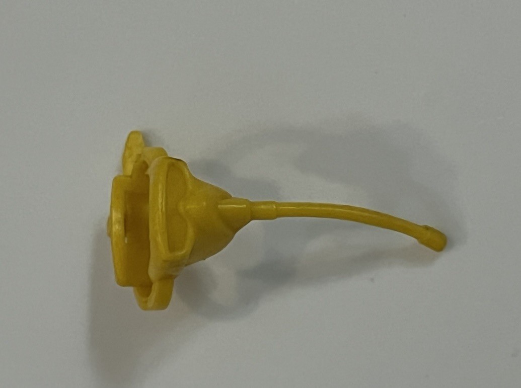 Hasbro GI Joe ARAH 1984 torcia gialla maschera ossigeno parte vintage OD1