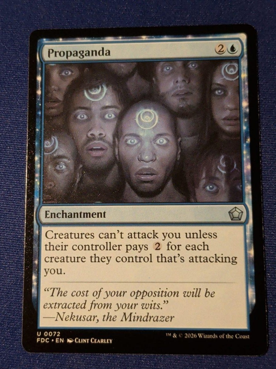 Comandante Fondazioni Propaganda #72 quasi nuovo MTG