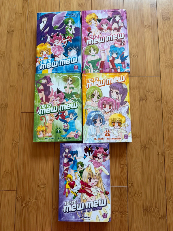 Manga Tokyo Mew Mew tome 1 à 4 + tome à la mode