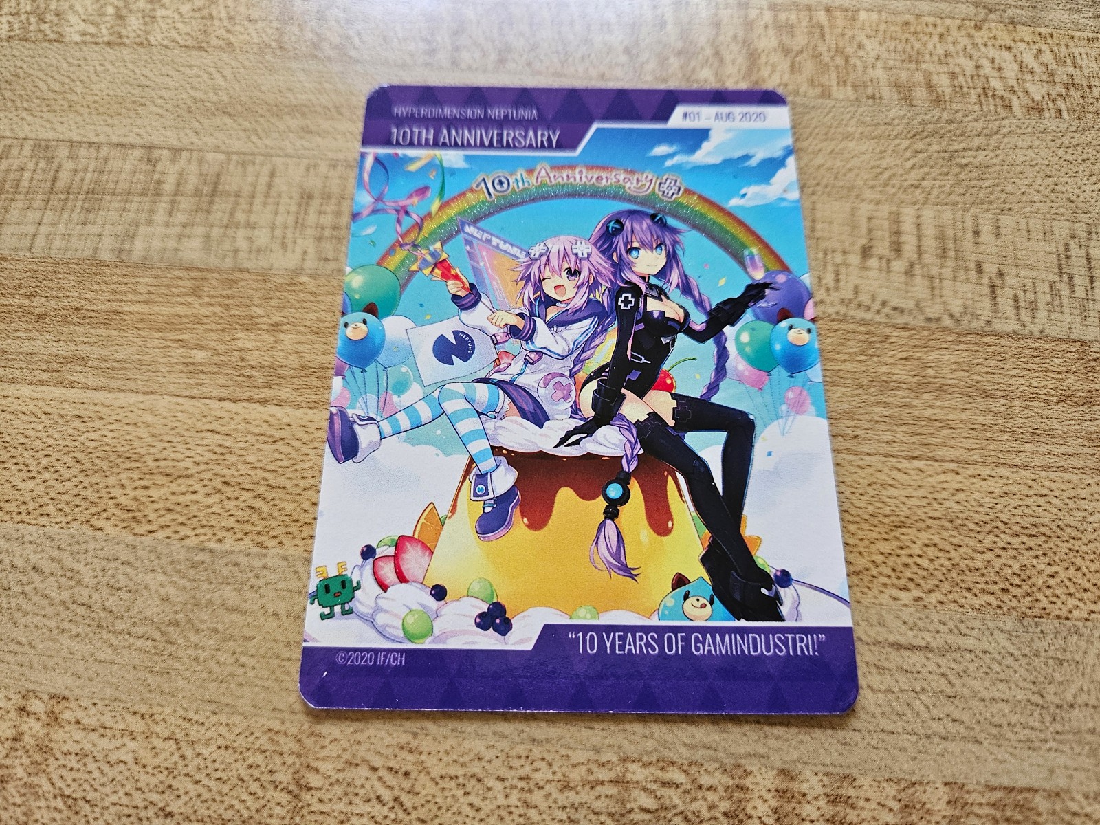 Hyperdimension Neptunia 10th Anniversary Trading Card 1 August 2020 Ifi's Online