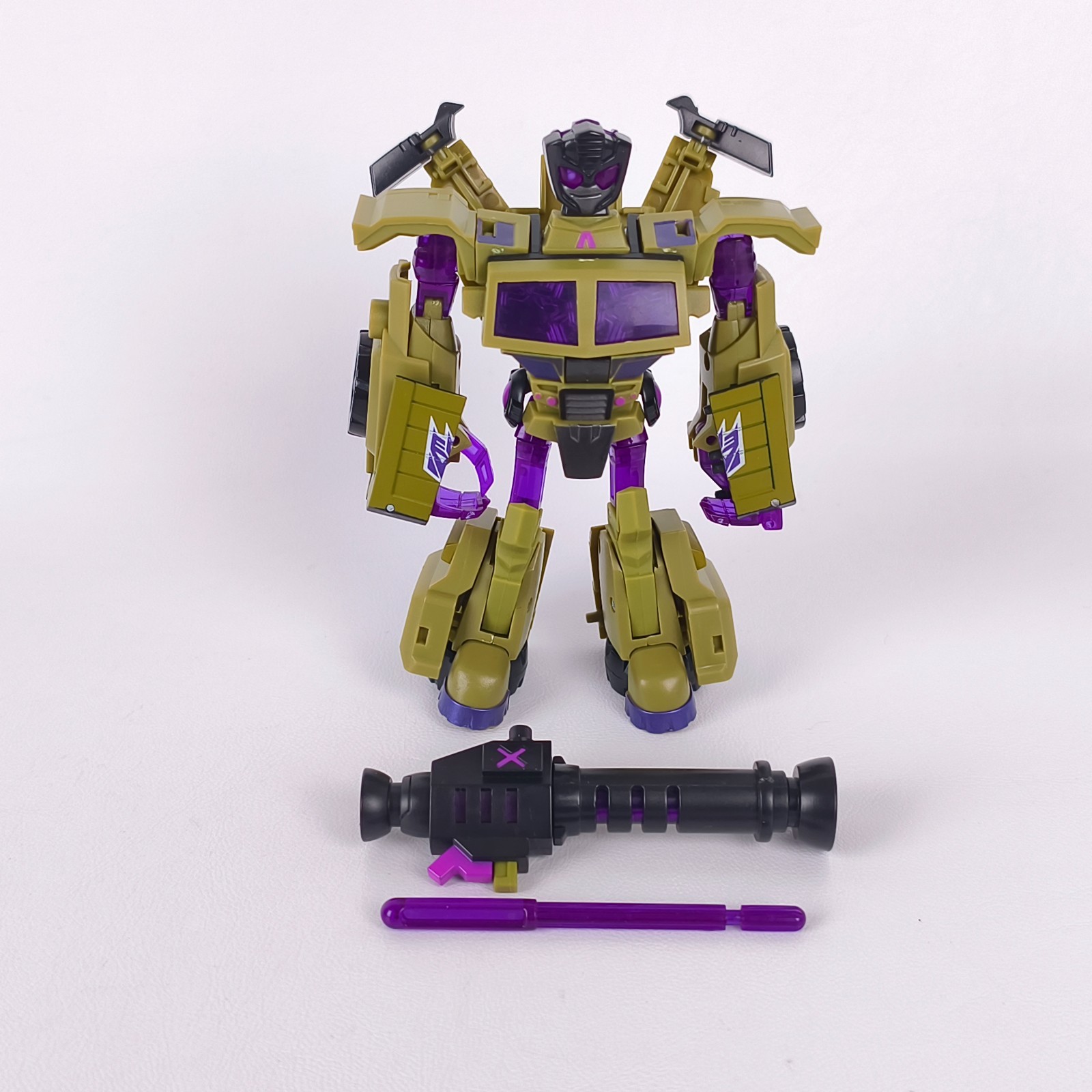 Transformers Swindle Completo Animato Classe Deluxe