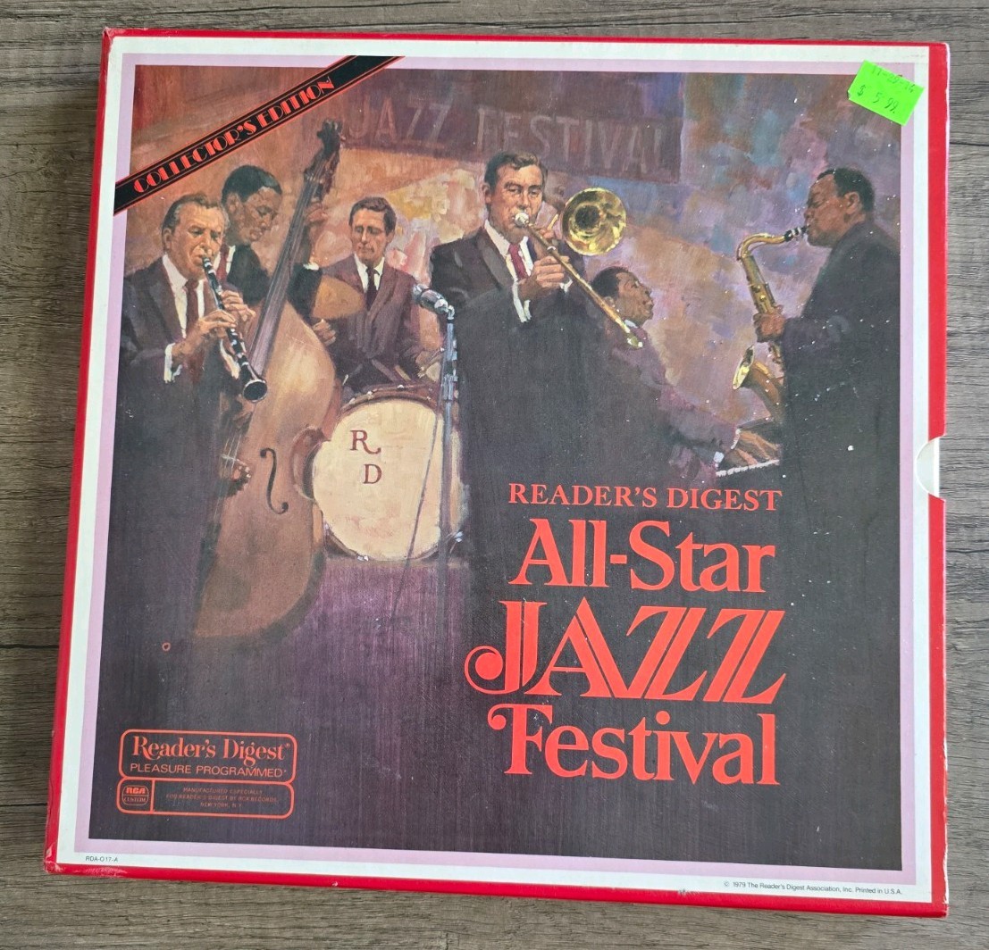 Reader's Digest All-Star Jazz Festival Vinyl Box Set 8 LP RCA Vintage.