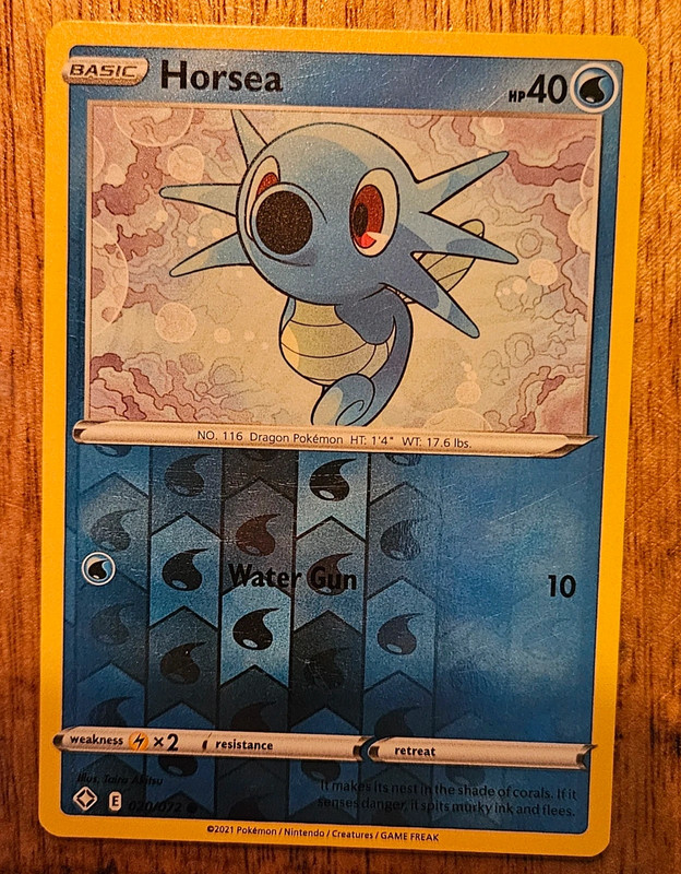 Horsea [Reverse Holo] #20 Pokemon Shining Fates