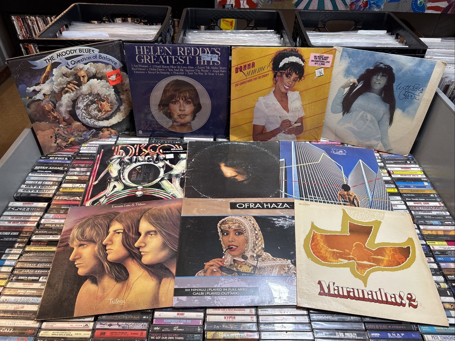 Rock / Pop 10x VINYL LP RECORD ALBUM LOT VG/VG+