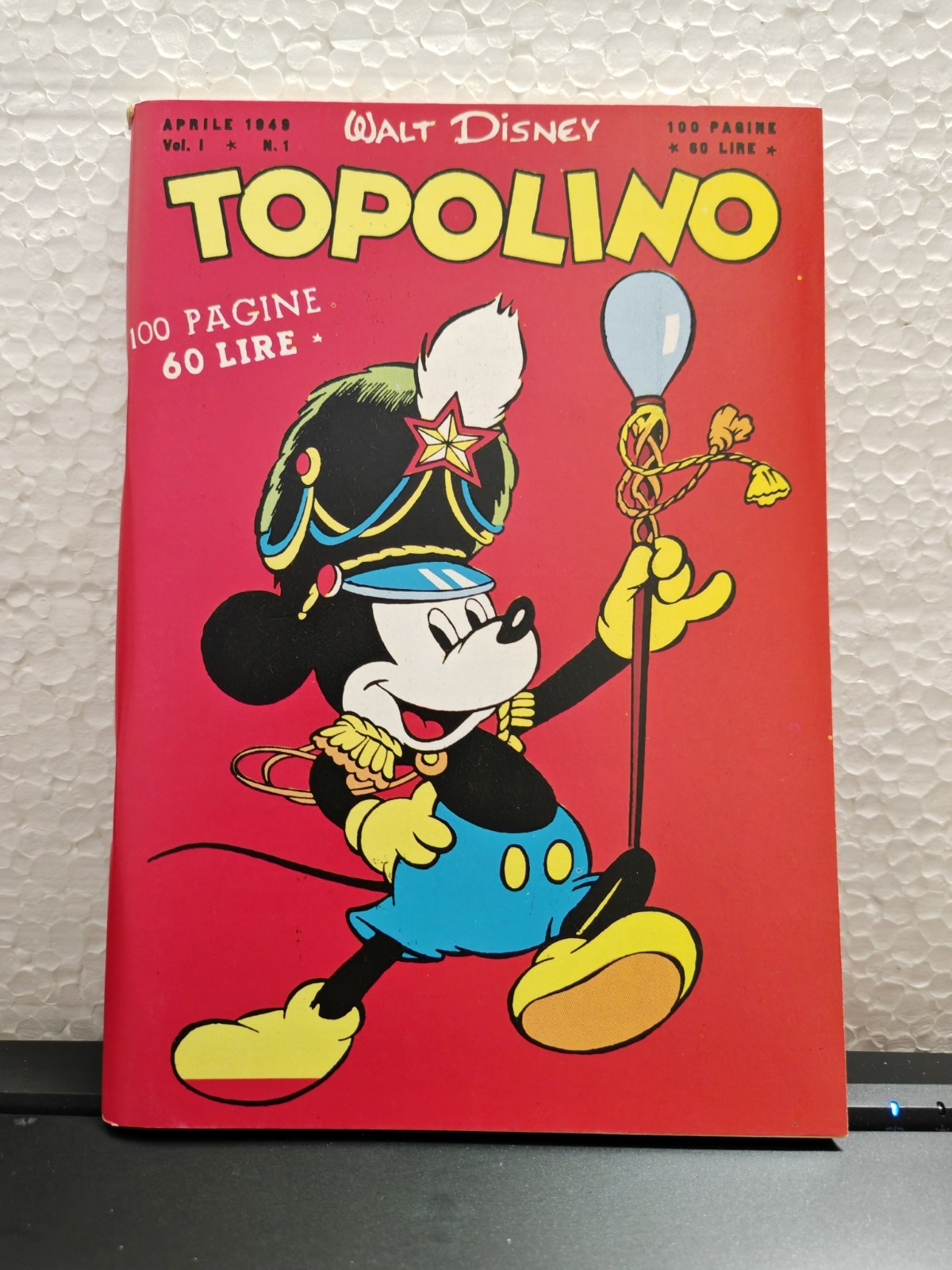 TOPOLINO LIBRETTO N. 1 RISTAMPA ANASTATICA NERBINI – VARIANTE PIEDE ROSSO –NUOVO