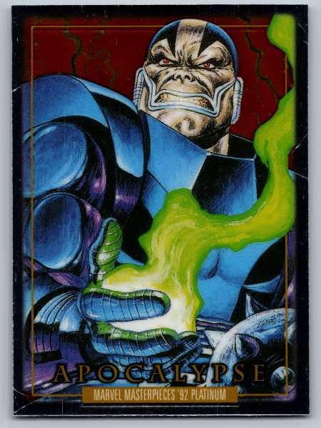2024 Apocalypse 10 Marvel Masterpieces '92 Platinum NM