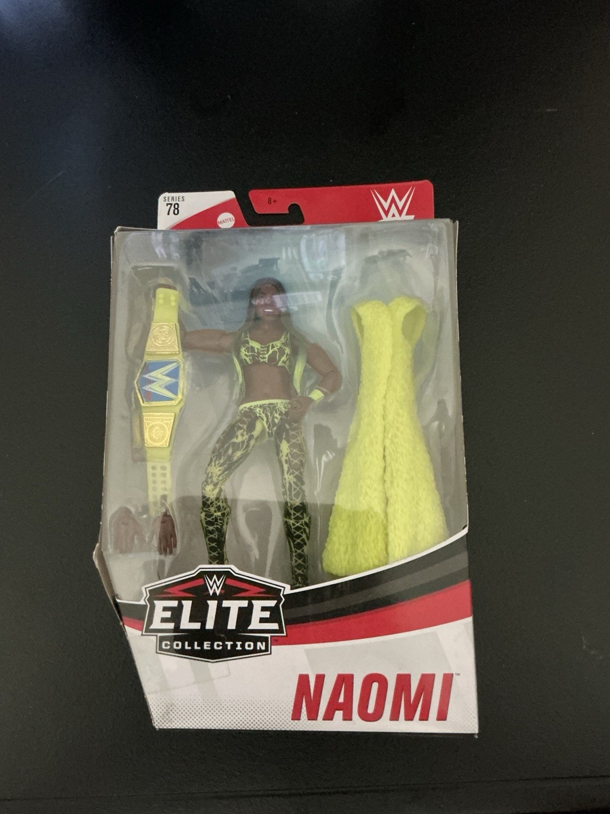WWE Elite Series 78 Naomi Wrestling Figure GITD Womens Championship