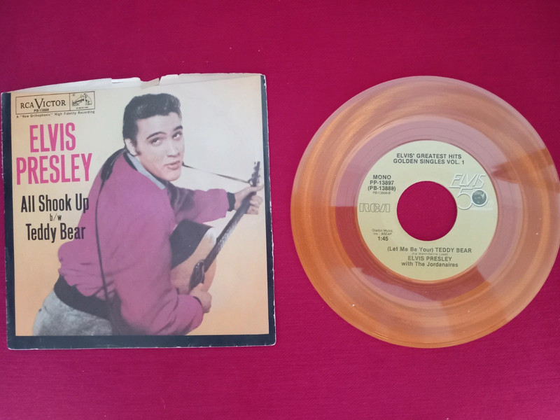 Elvis Presley 45tours vinyls couleur Usa rare