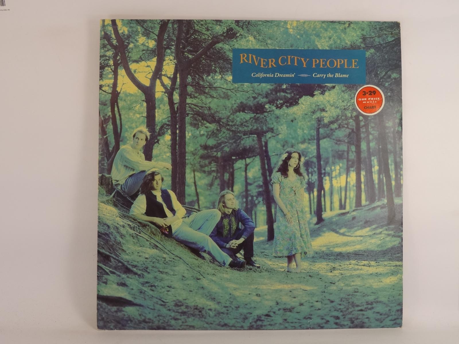 RIVER CITY PEOPLE CARRY THE BLAME (227) 4 Track 12" Single including Picture Sle