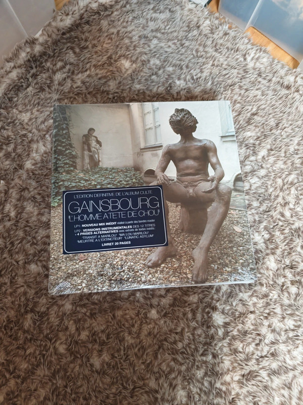 Vinyle serge Gainsbourg l'homme a tête de chou mix 2023