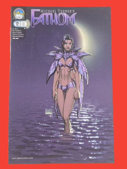 Copertina Fathom #0 2005 Aspen Michael Turner A J.T. Krul Koi Turnbull