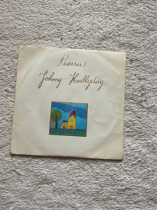 Vinyle 45 tours Johnny Hallyday - Laura - 1986