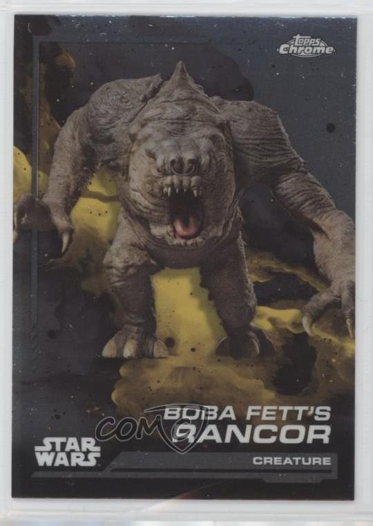 2024 Topps Chrome Star Wars Creature Boba Fett's Rancor #63 0r45