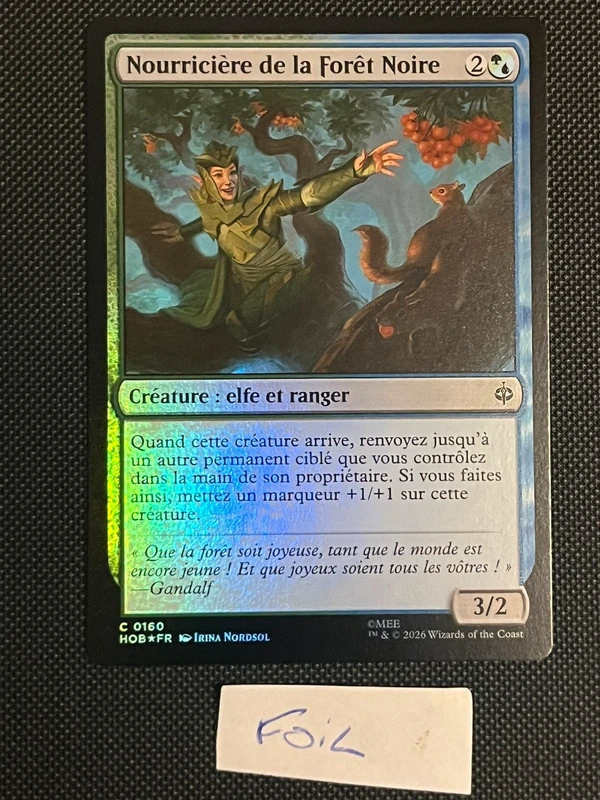 Nourricière 160 Foil le hobbit
