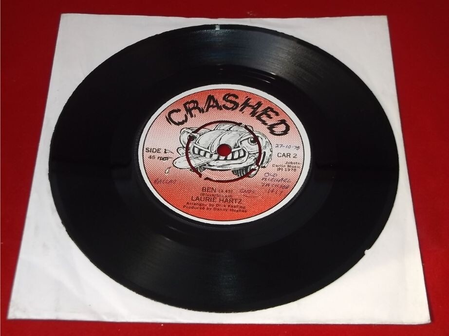 Laurie Hartz:   Ben   UK   EX+  1978  Promo    7"