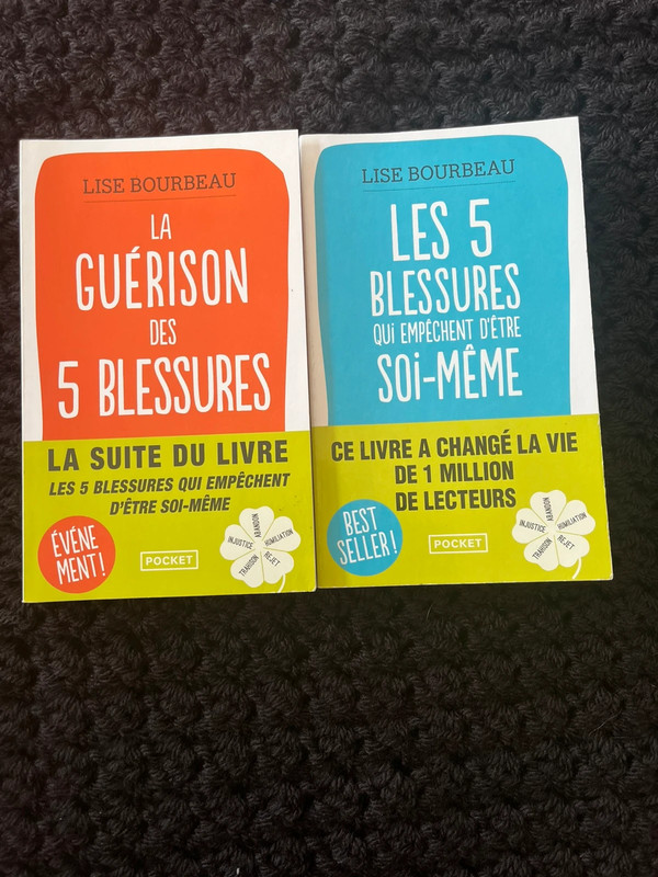 La guérison des cinq blessures & Les cinq blessures qui empêchent d’être soi-même – Lise Bourbeau
