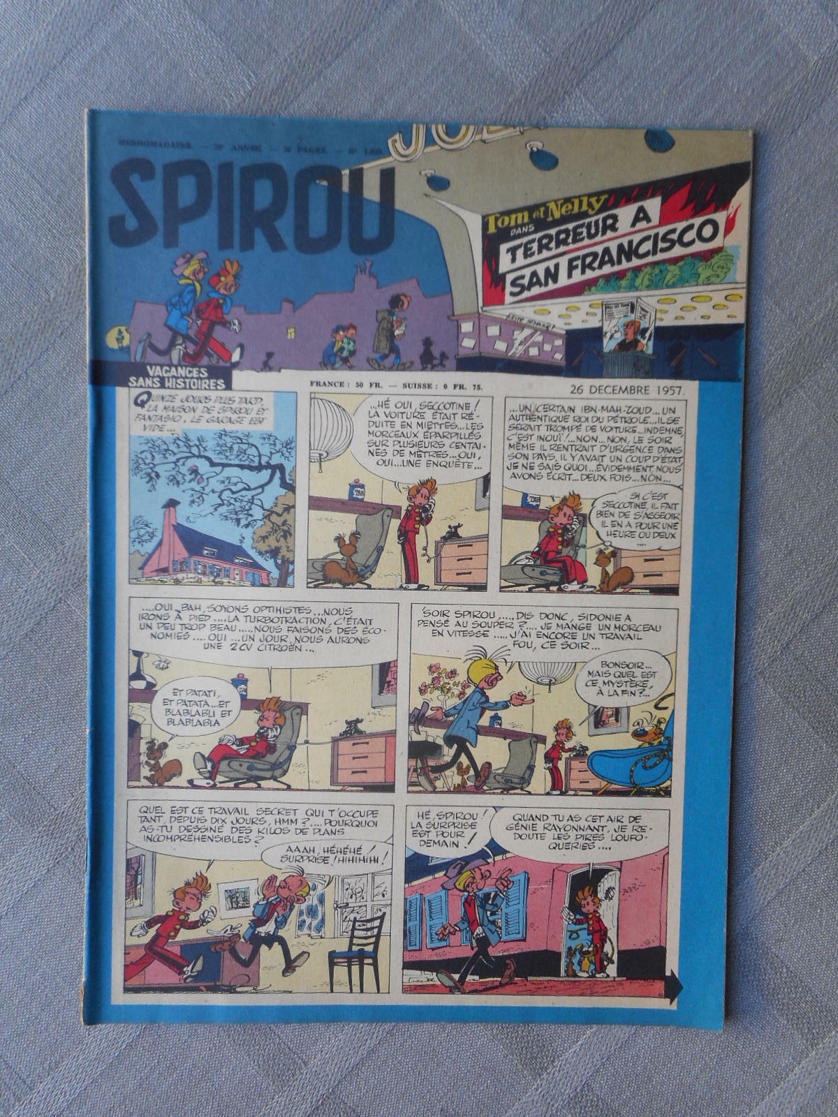 Hebdo Il Giornale Di Spirou N°1028 1957 In Molto Buone Condizioni