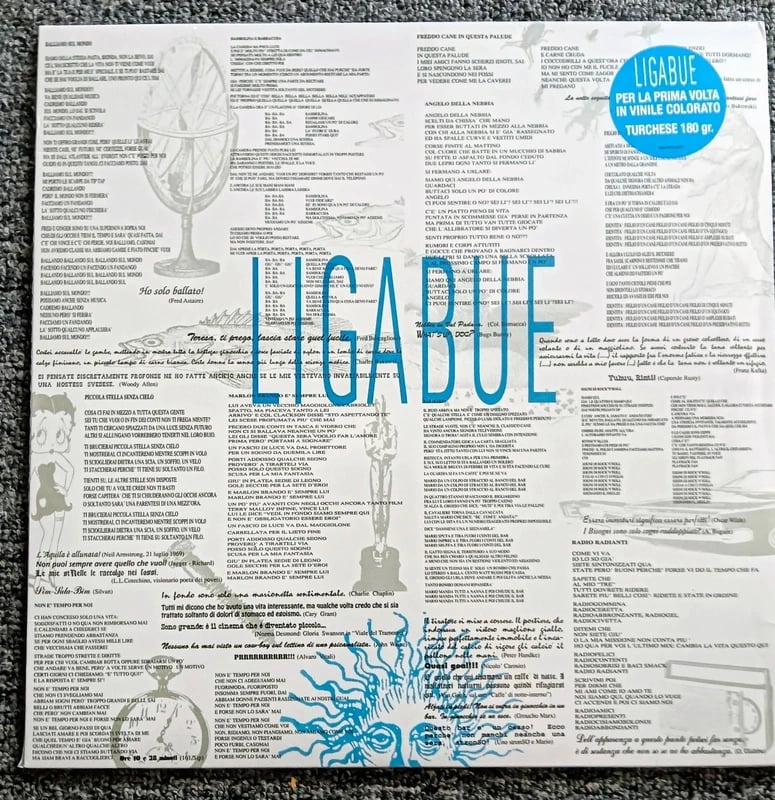 Ligabue Ligabue vinile turchese