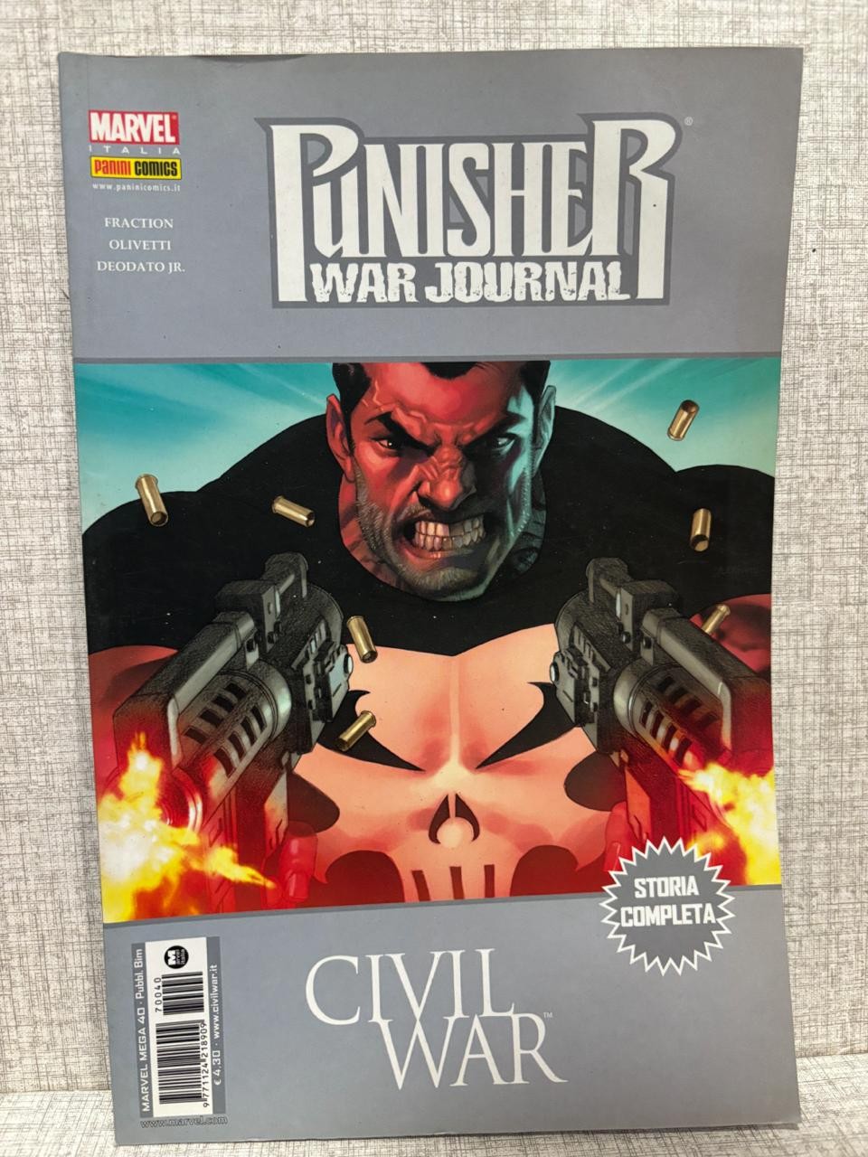 panini comics PUNISHER WAR JOURNAL civil war fumetto