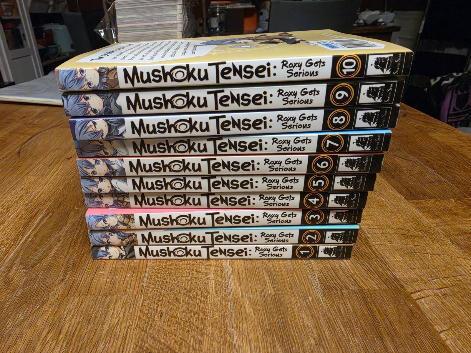 Seven Seas Manga Mushoku Tensei: Roxy ottiene serio vol. 1 - 10 inglese