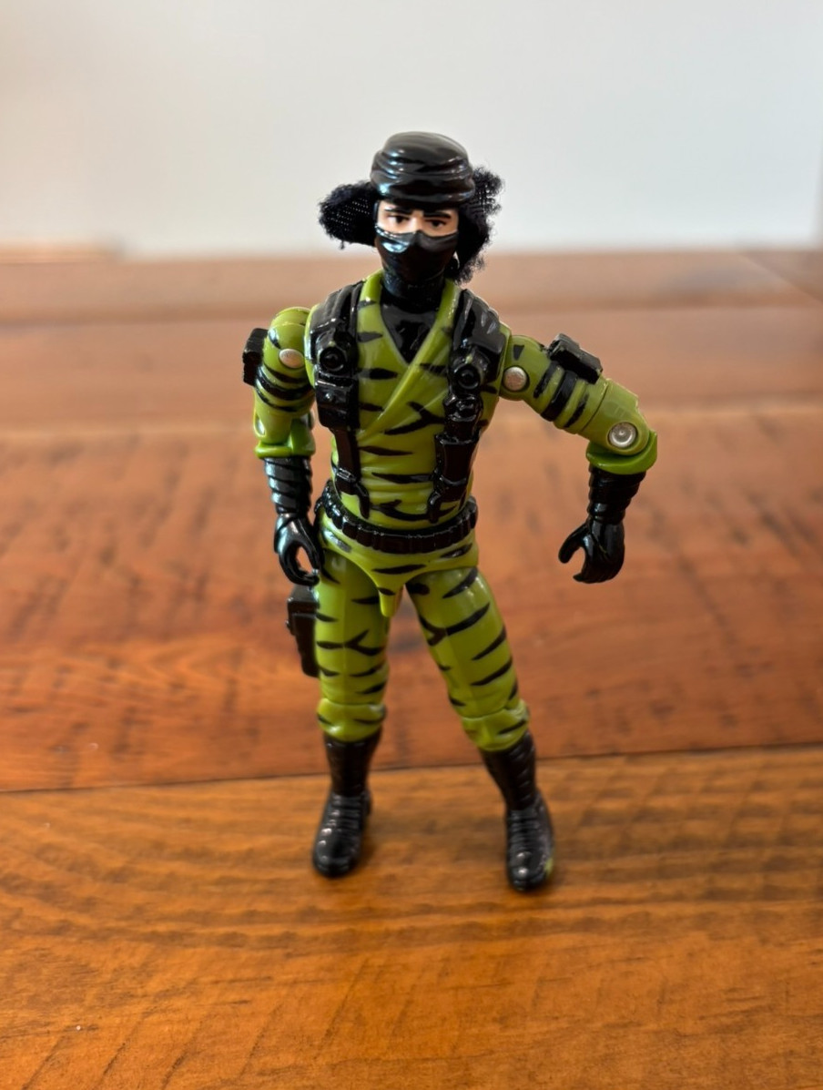 GI Joe Nunchuck Hasbro Modellino 3,75 pollici 1992 Vintage Ninja Force