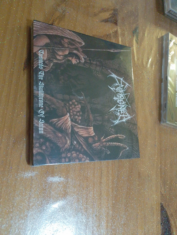 CD digipack Enthroned – Towards The Skullthrone Of Satan